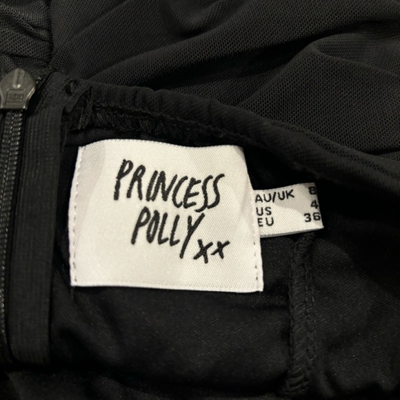 Princess Polly black bodysuit size 8 - Picture 2 of 3